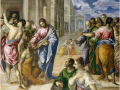 El Greco: Krisztus meggy&oacute;gy&iacute;tja a vak f&eacute;rfit 